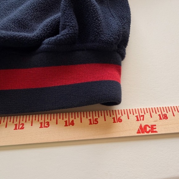 VTG 1995 Polo Sport Ralph Lauren Varsity Jacket Mens Med Blue Red USA Olympics - Picture 9 of 15